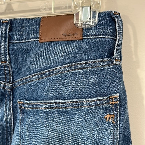 MADEWELL The Mom Jean High Waist Dark Wash Slouch Relaxed Sz 25 - Picture 9 of 13